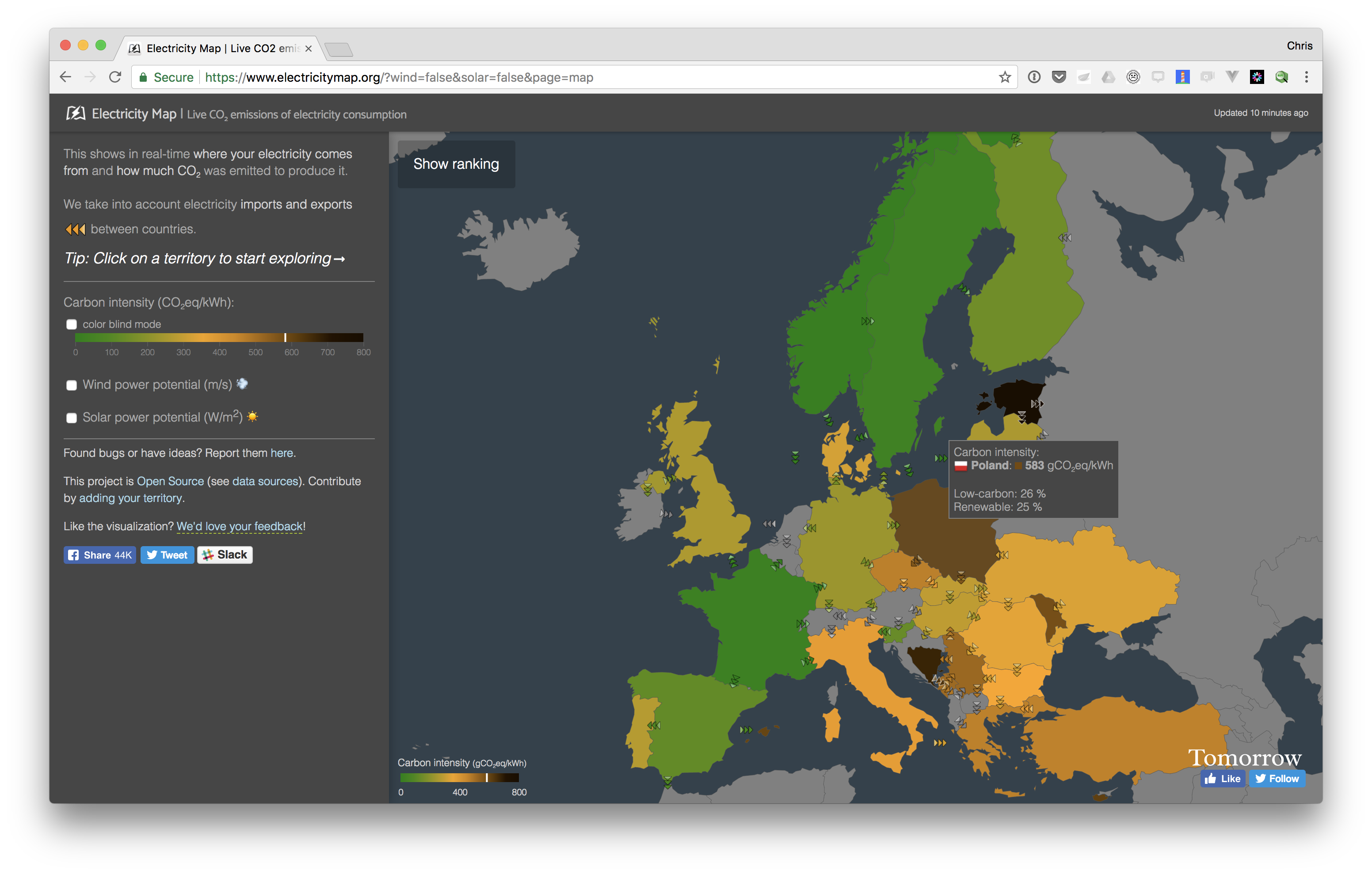 Electricity Map